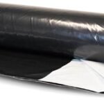 Black white mulch film roll for moisture retention and reflective crop protection
