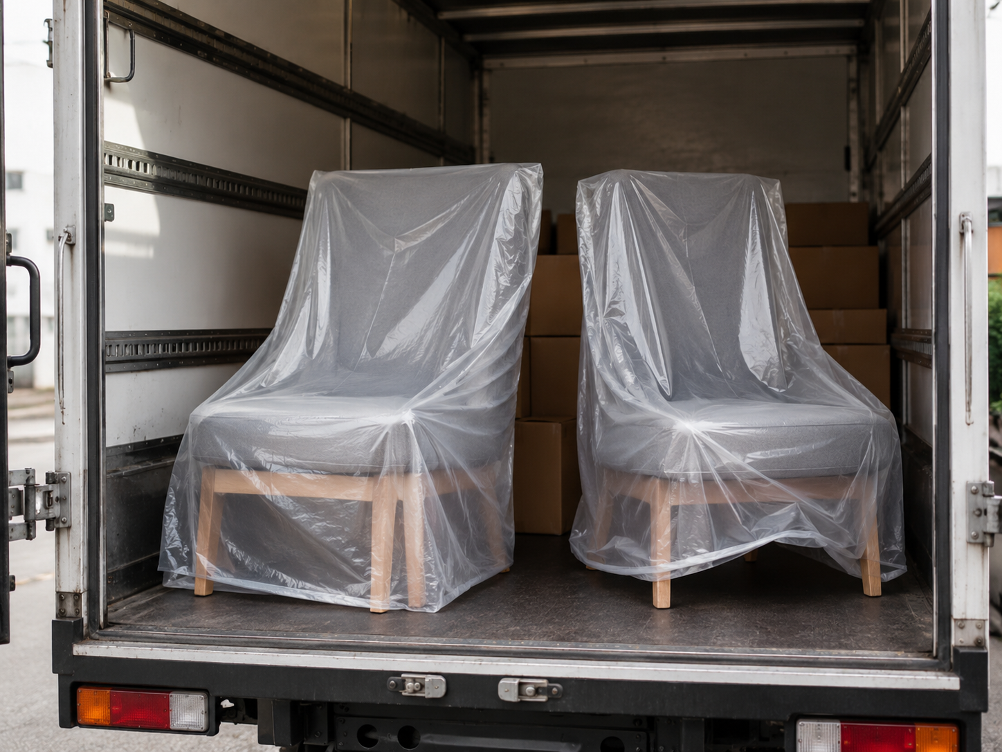 Plastic chair cover for furniture factory packing