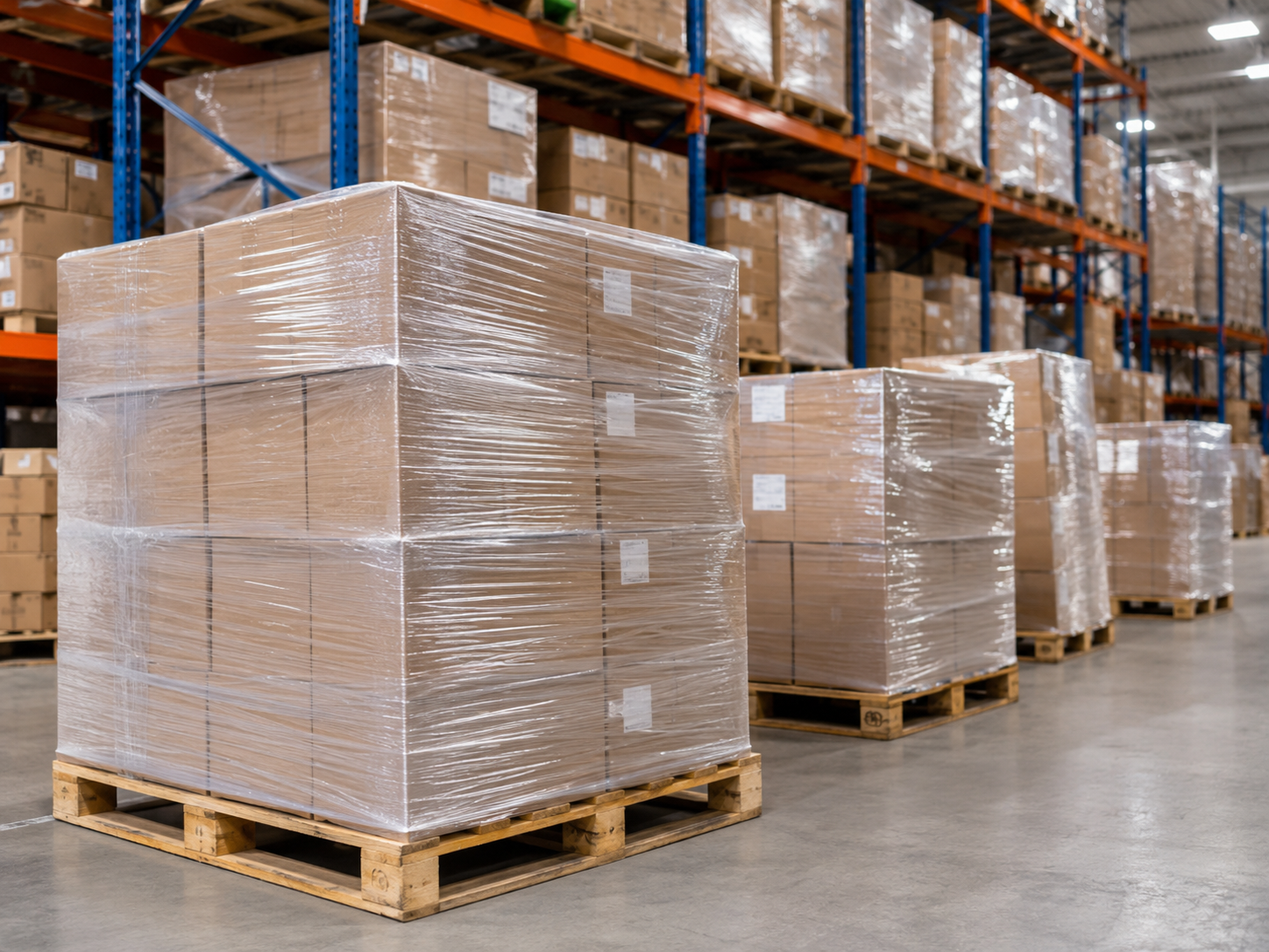 Stretch film for warehouse storage