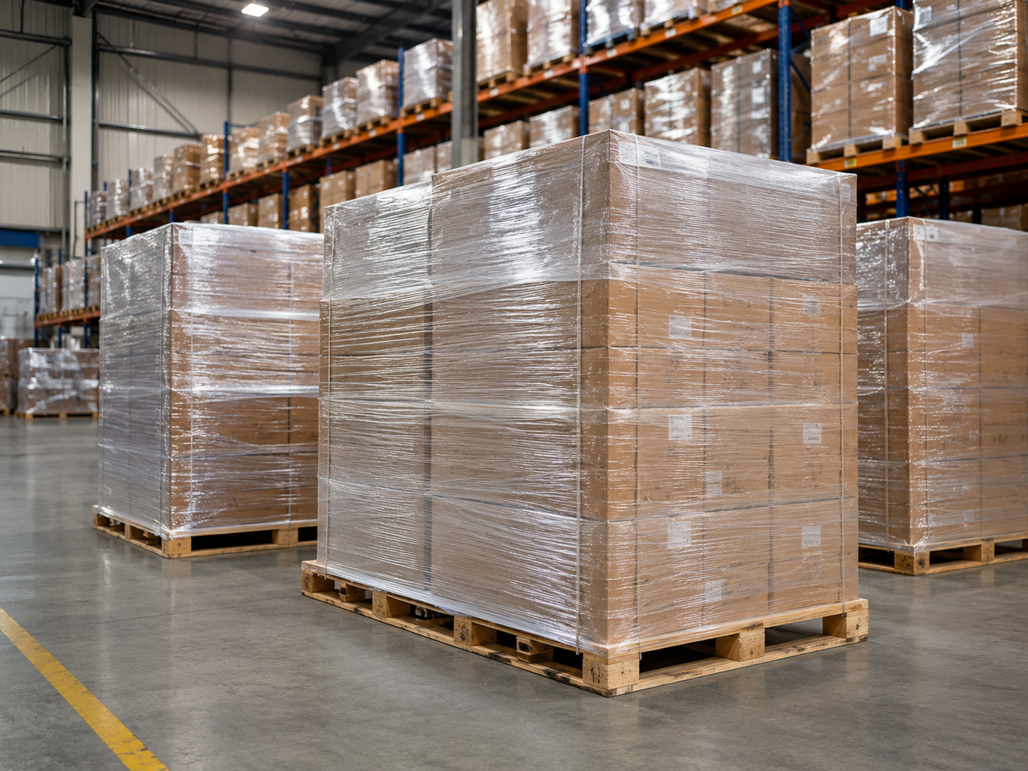 Stretch film for export cargo protection