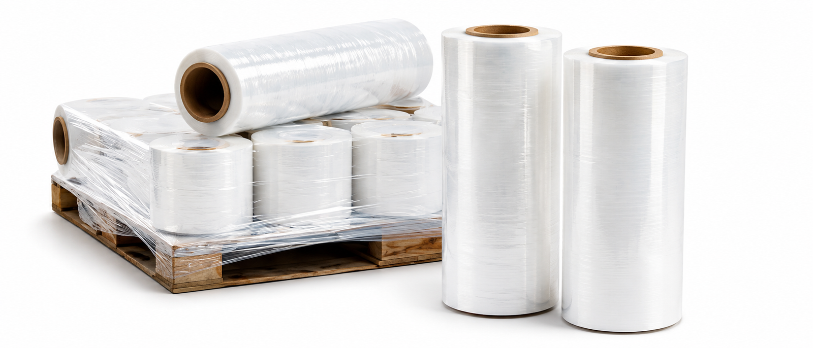 Custom stretch film width thickness color and packing options
