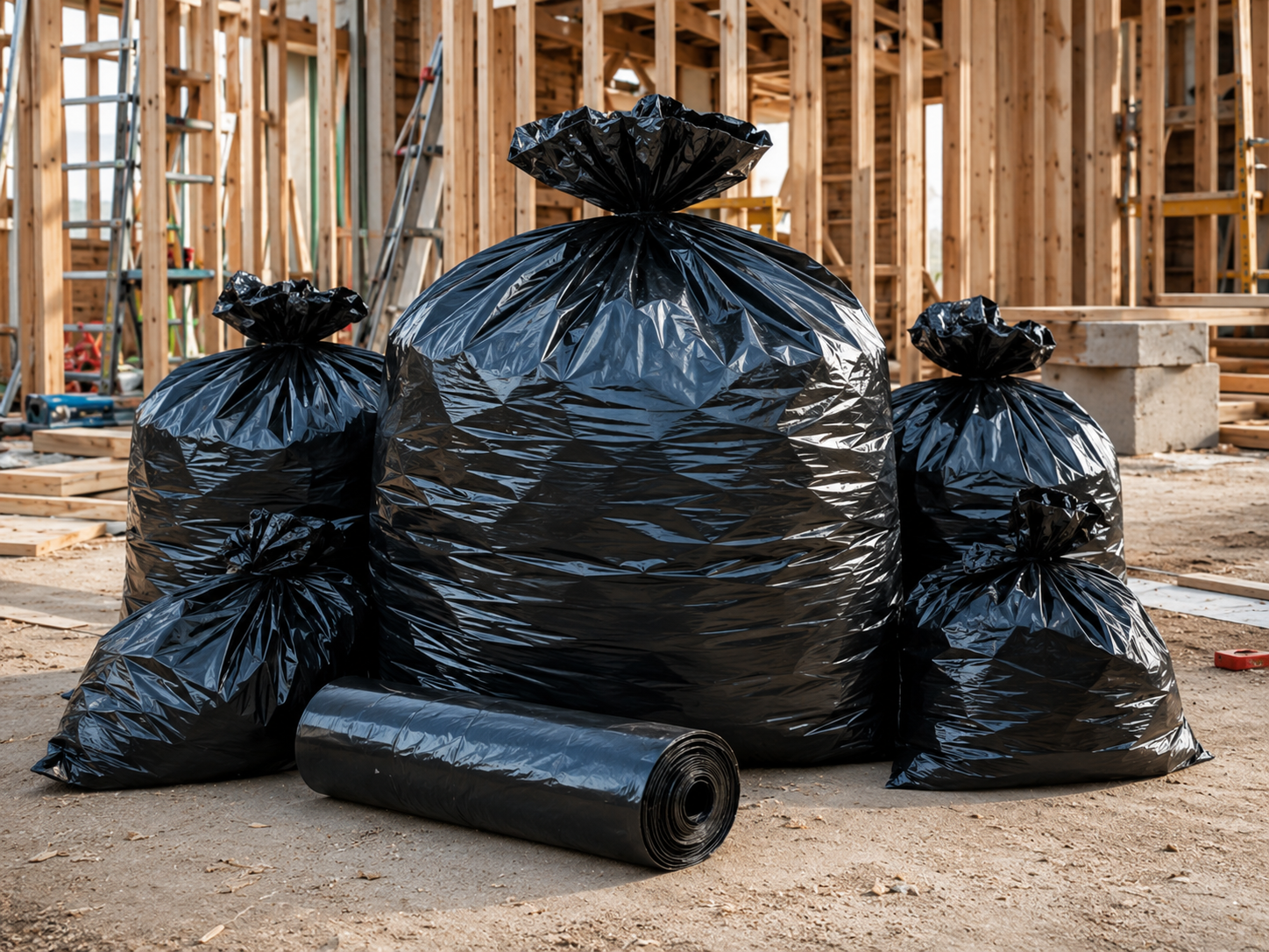 Heavy Duty PE Contractor Bags