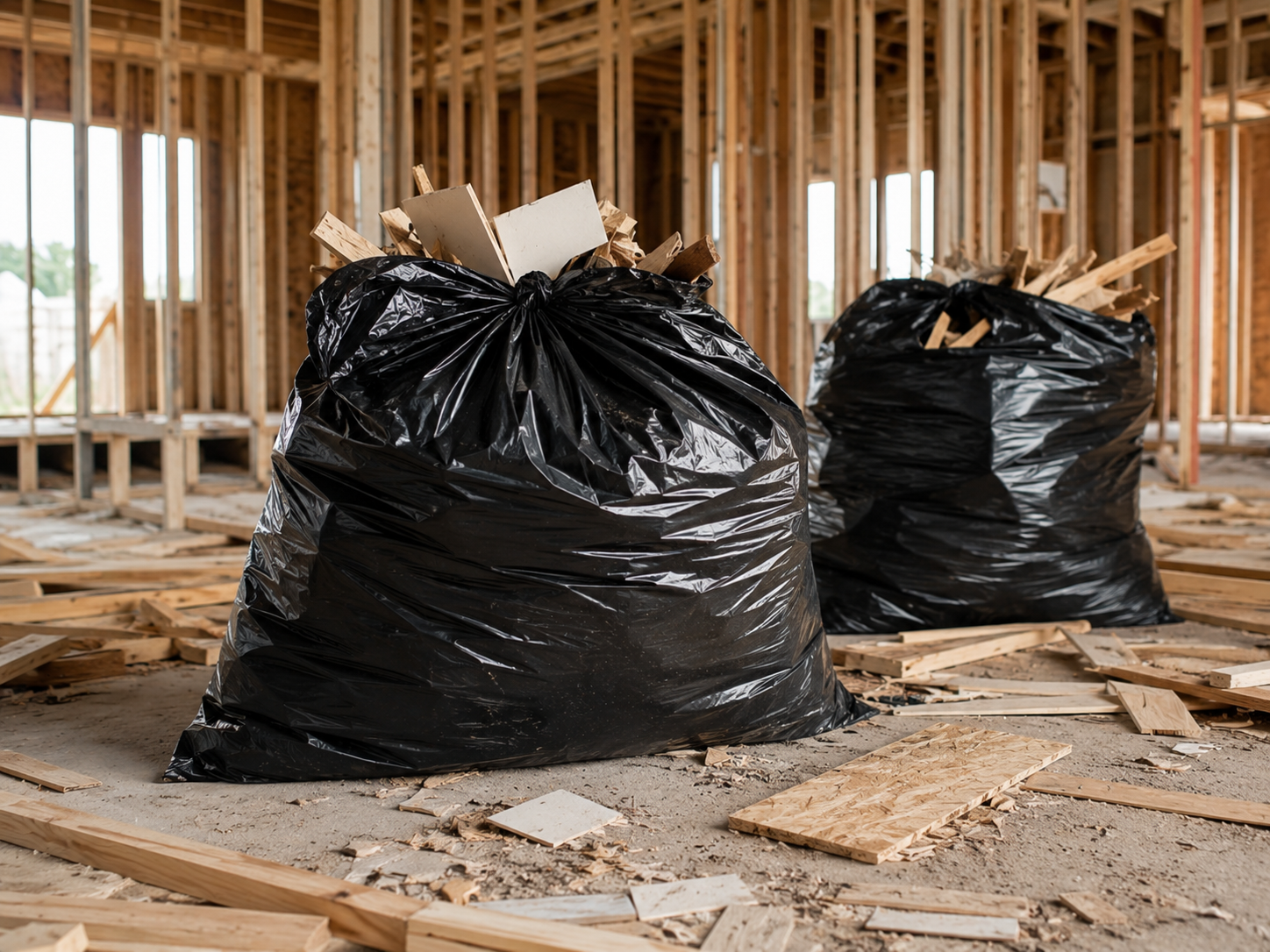 Contractor bags for yard waste