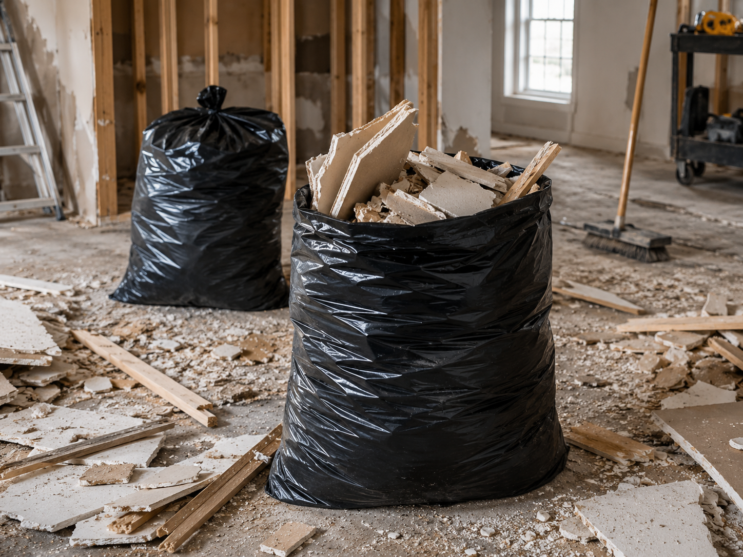 Contractor bags for yard and demolition waste