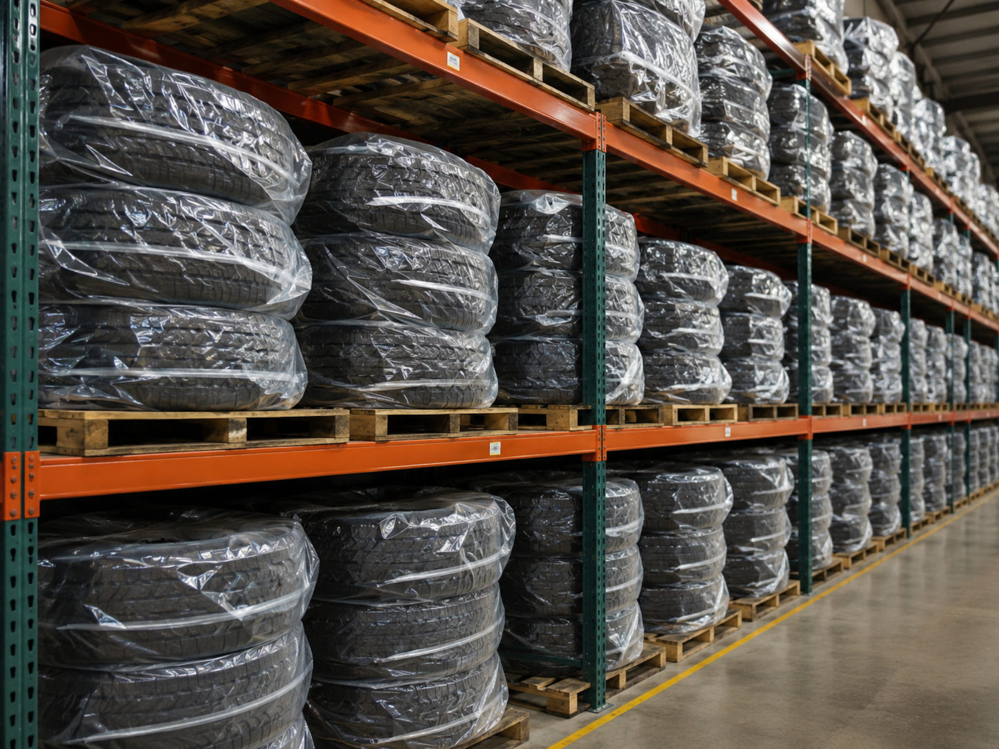 Plastic tire bags for seasonal tire storage
