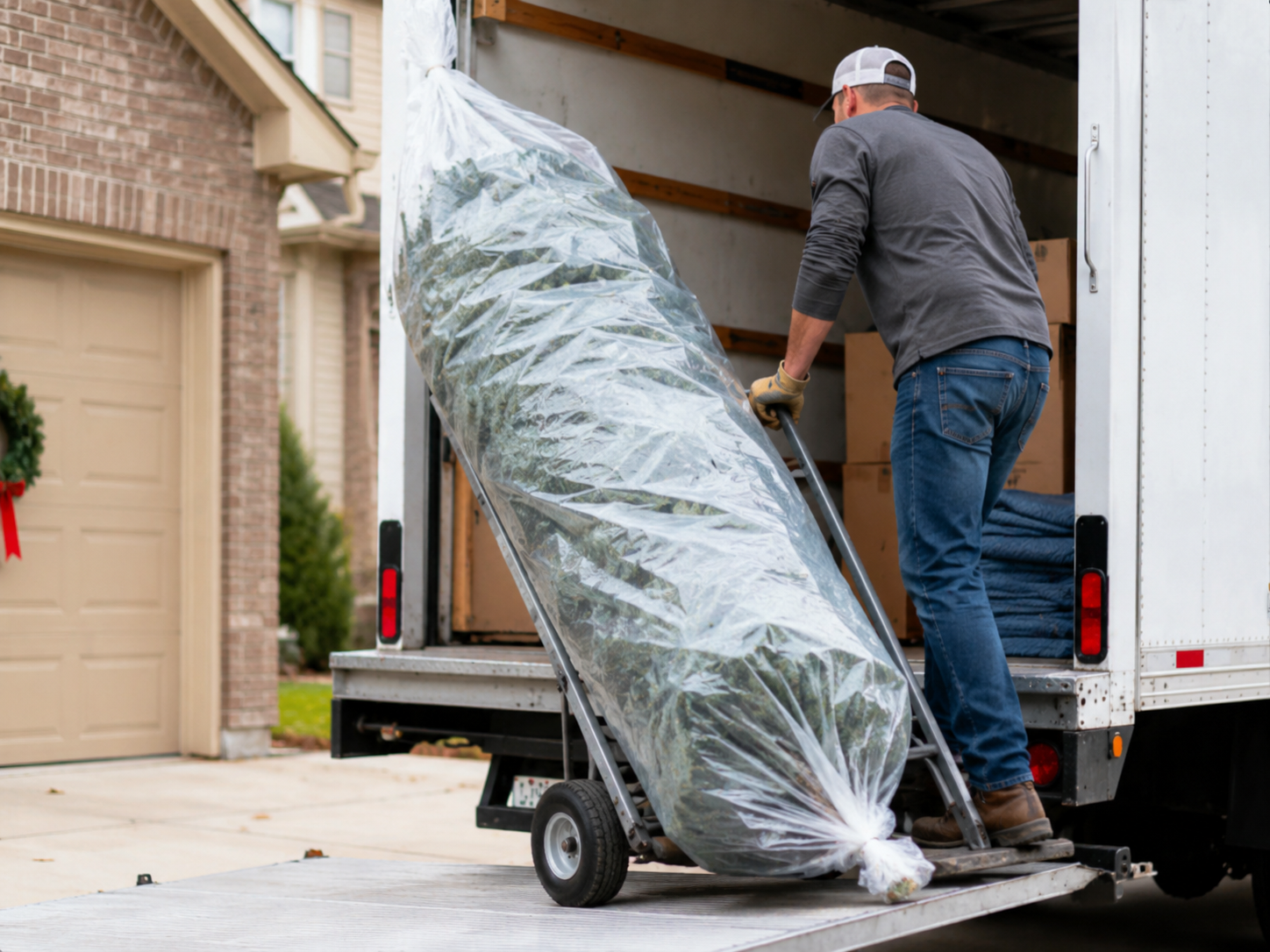 Christmas tree bags for moving protection