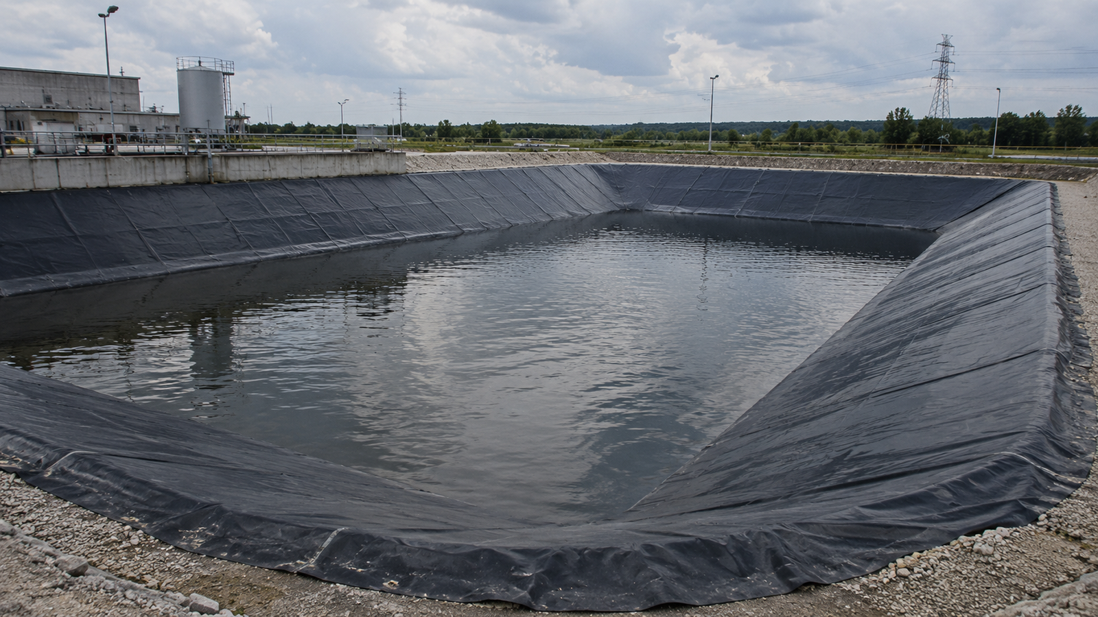 Pond liner film for reservoir lining
