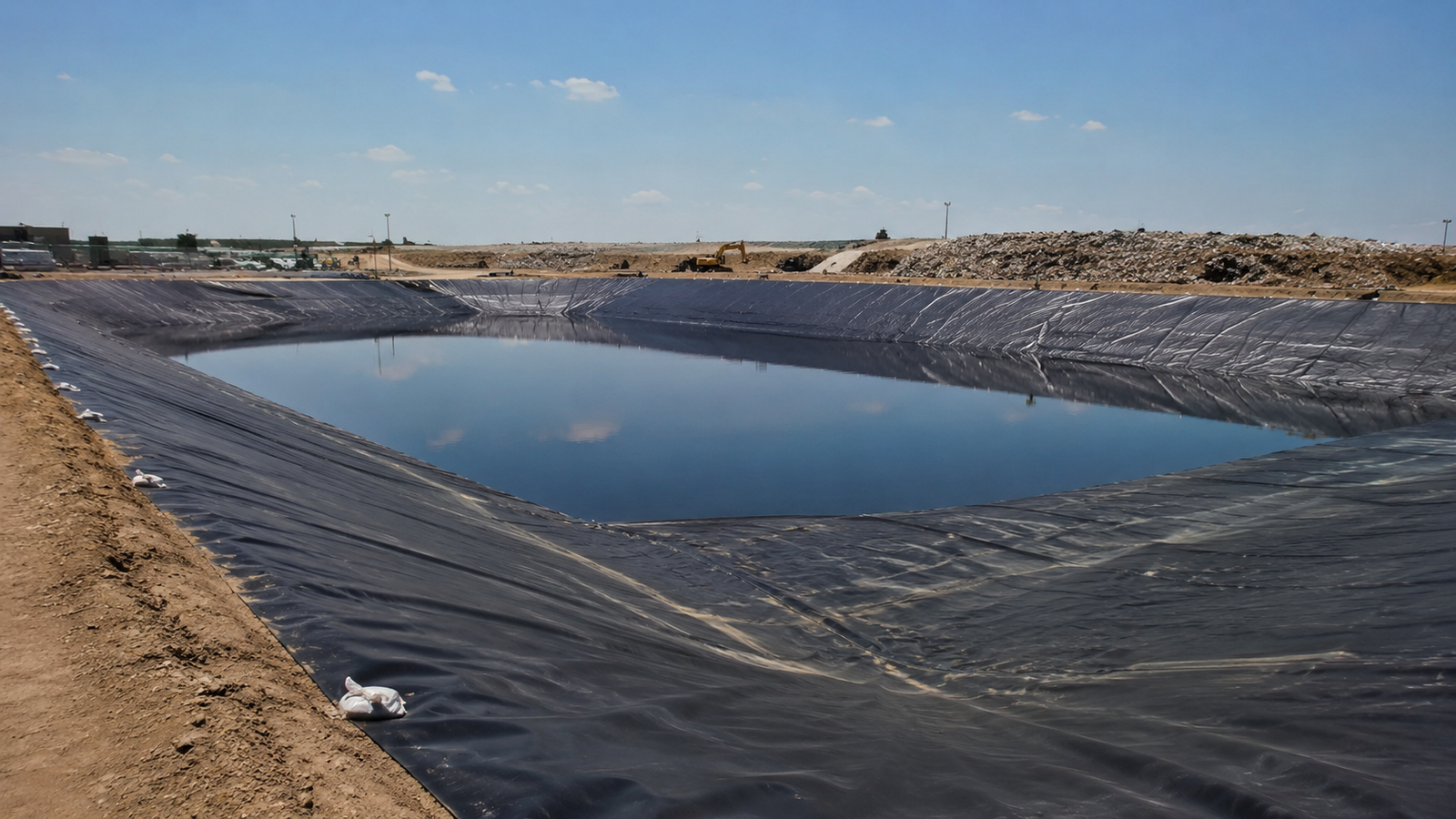 Pond liner film for landscape ponds