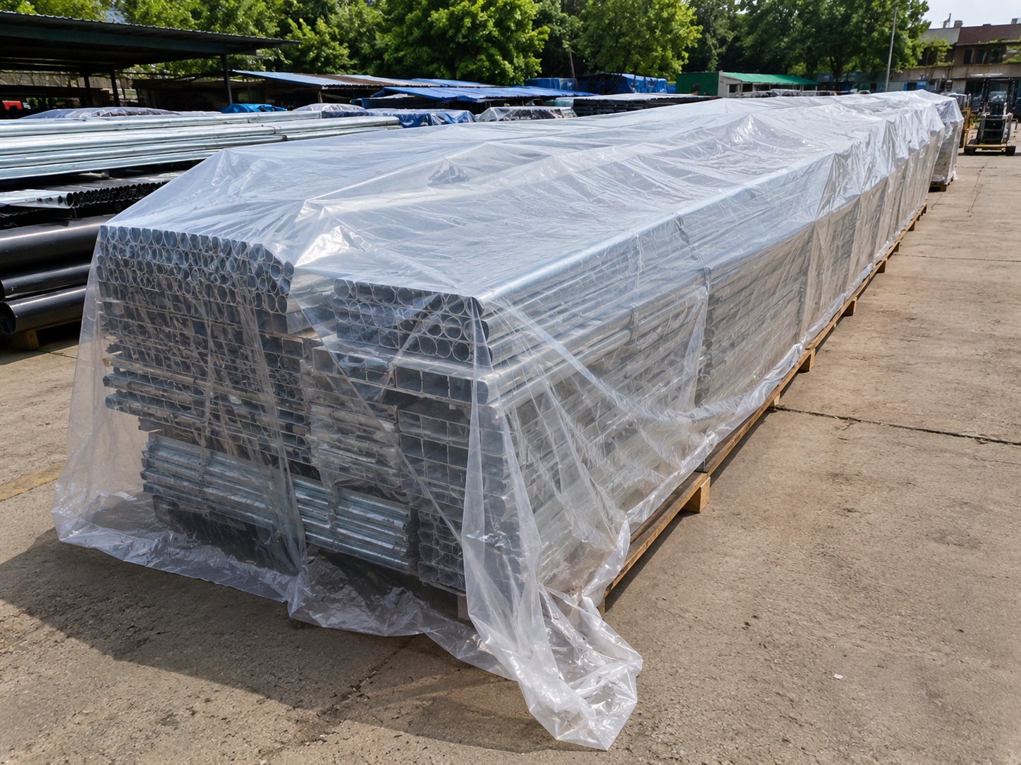 Recycled PE film roll for construction protection