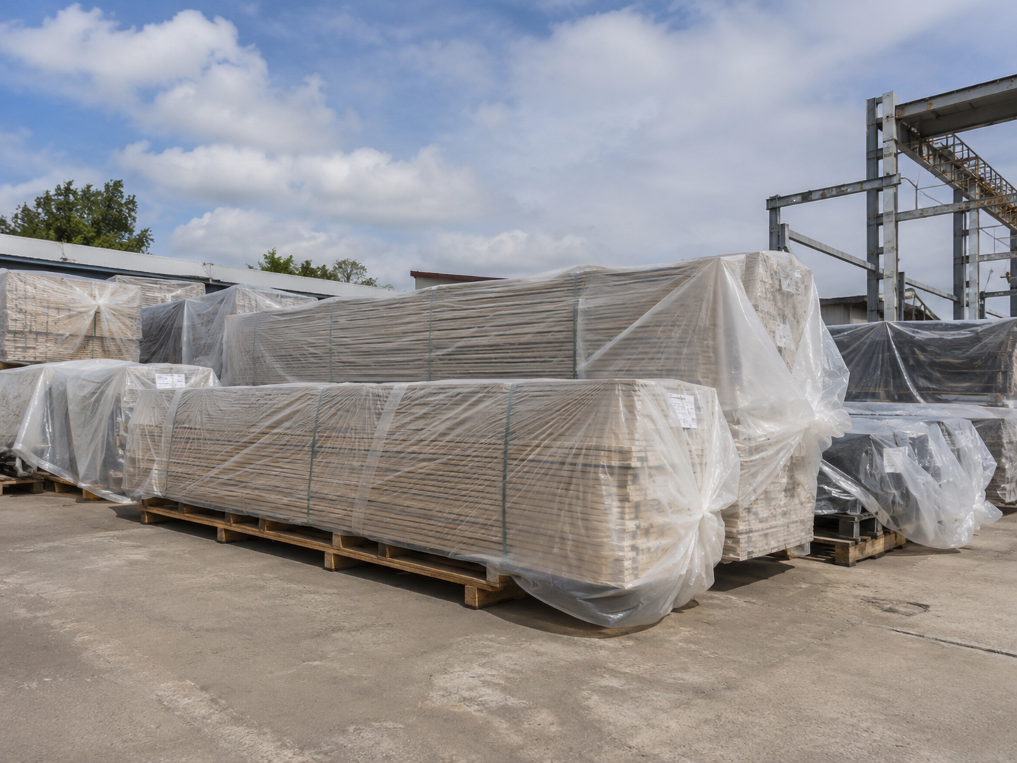 Building film for temporary enclosure
