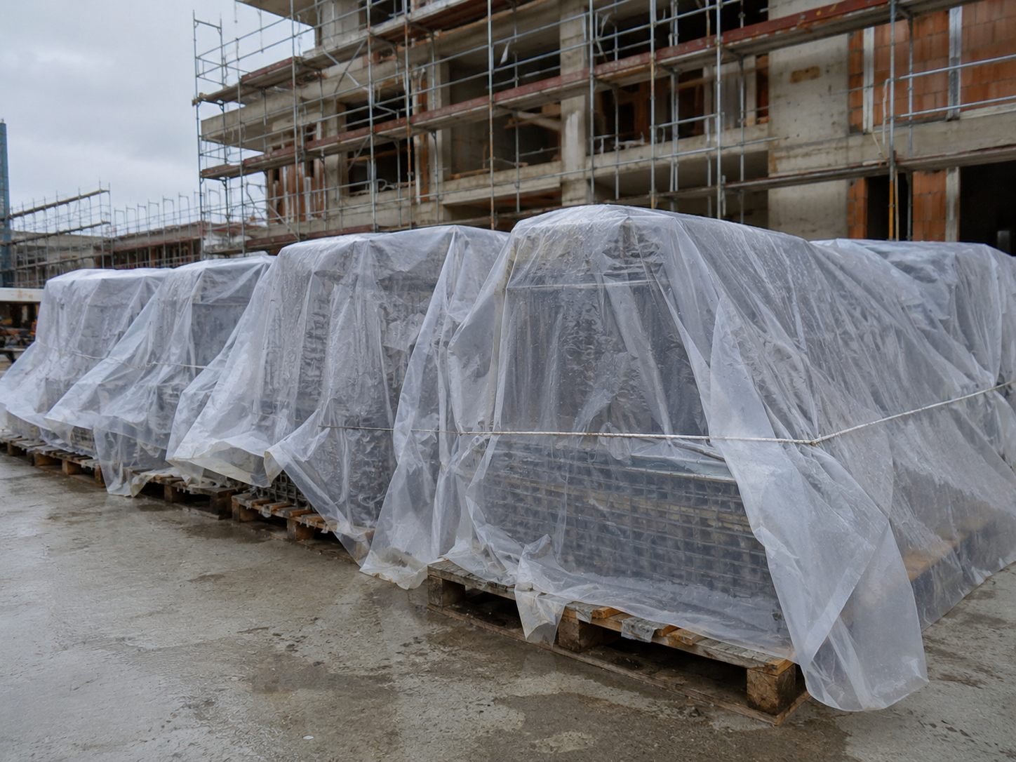 Building film for renovation dust control
