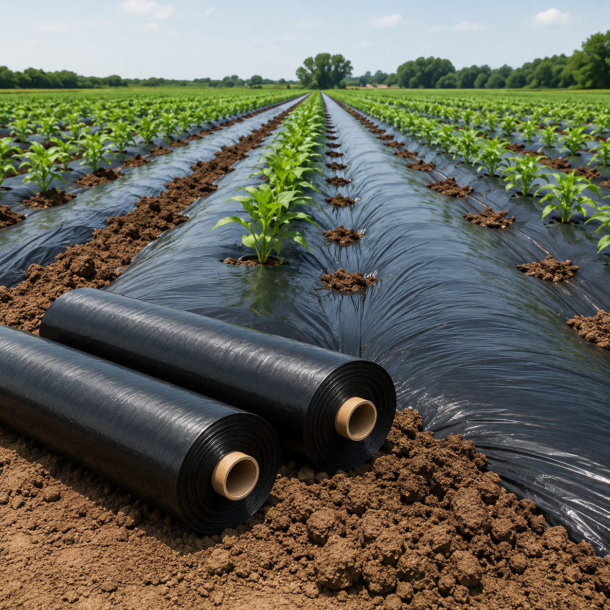 Black Mulch Film