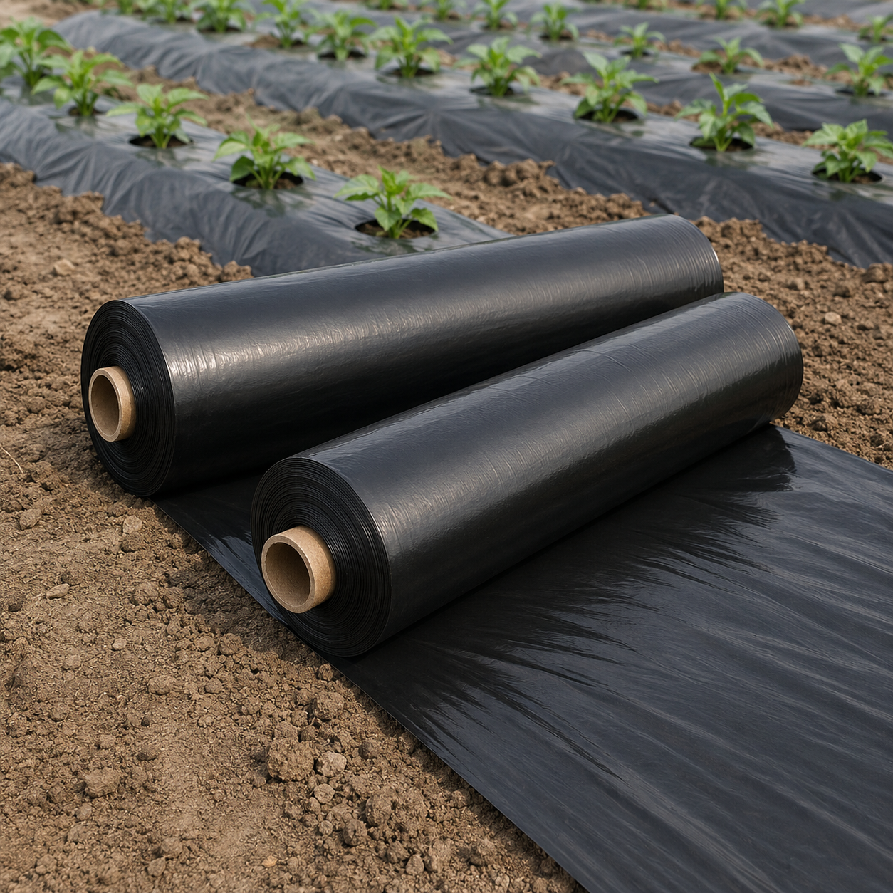 Black Mulch Film Image 2