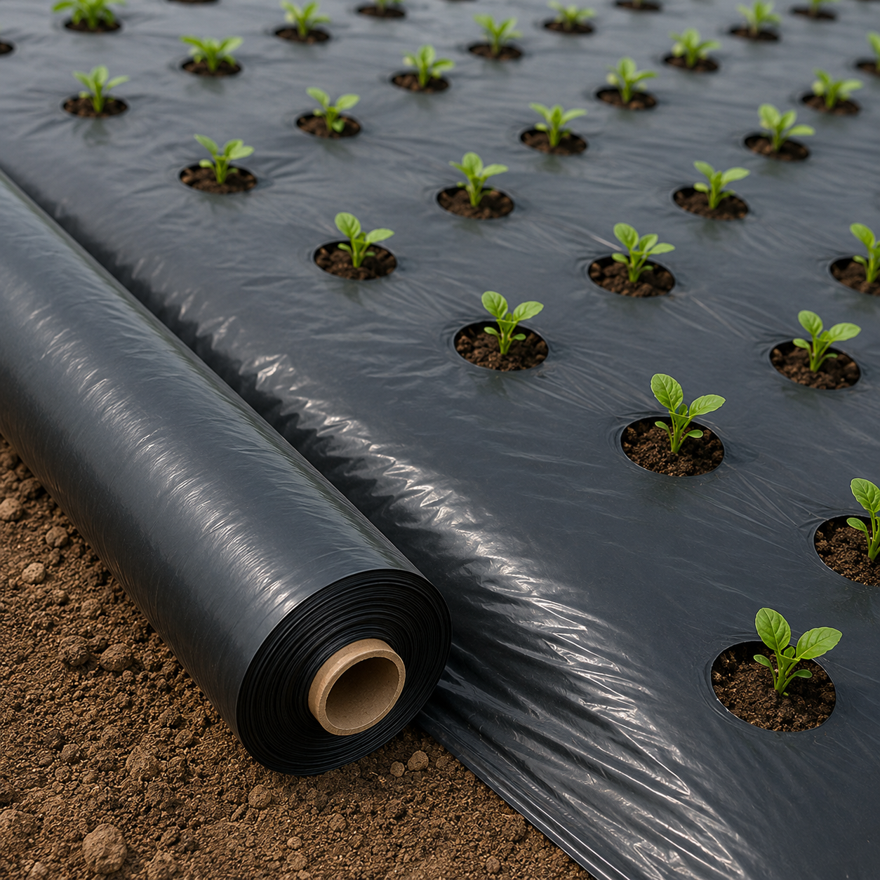 Black Mulch Film Image 5