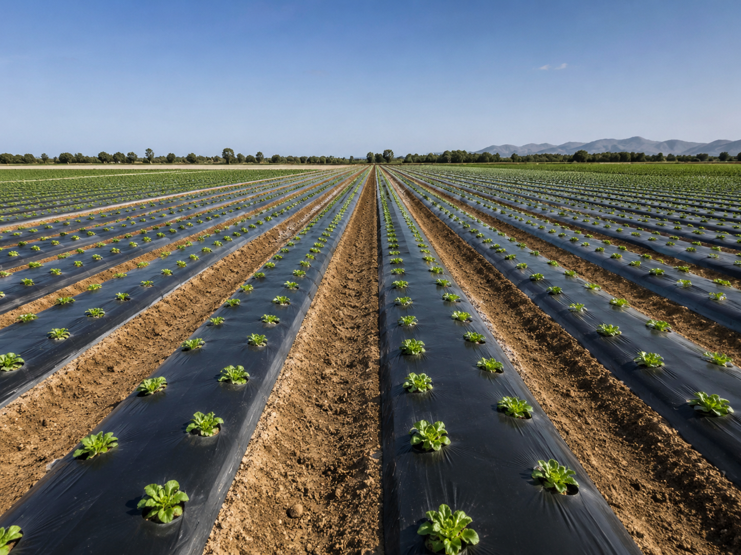 Biodegradable mulch film for high-value crops
