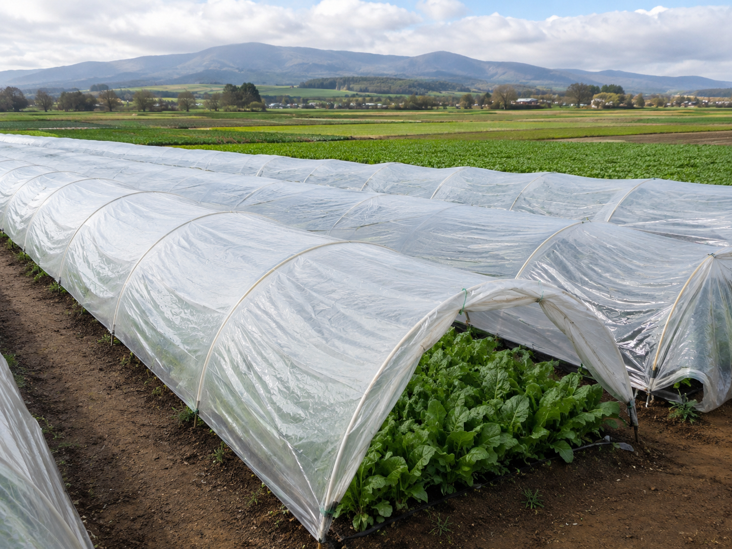 PO greenhouse film for agricultural tunnels