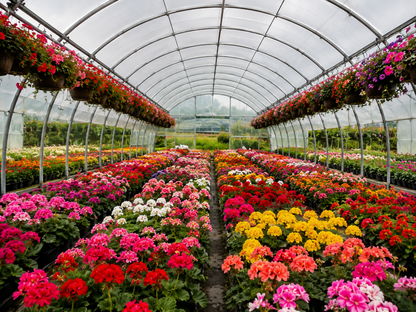 PO greenhouse film for flower growing