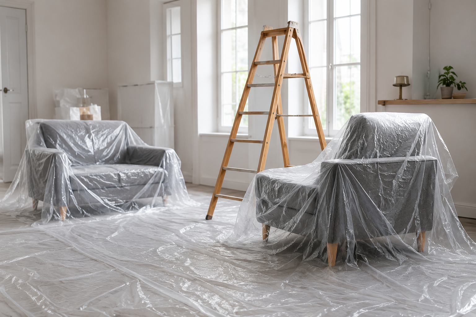 plastic dust sheets