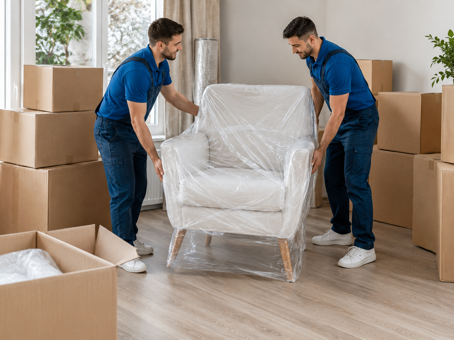 Plastic Chair Cover for Moving and Relocation
