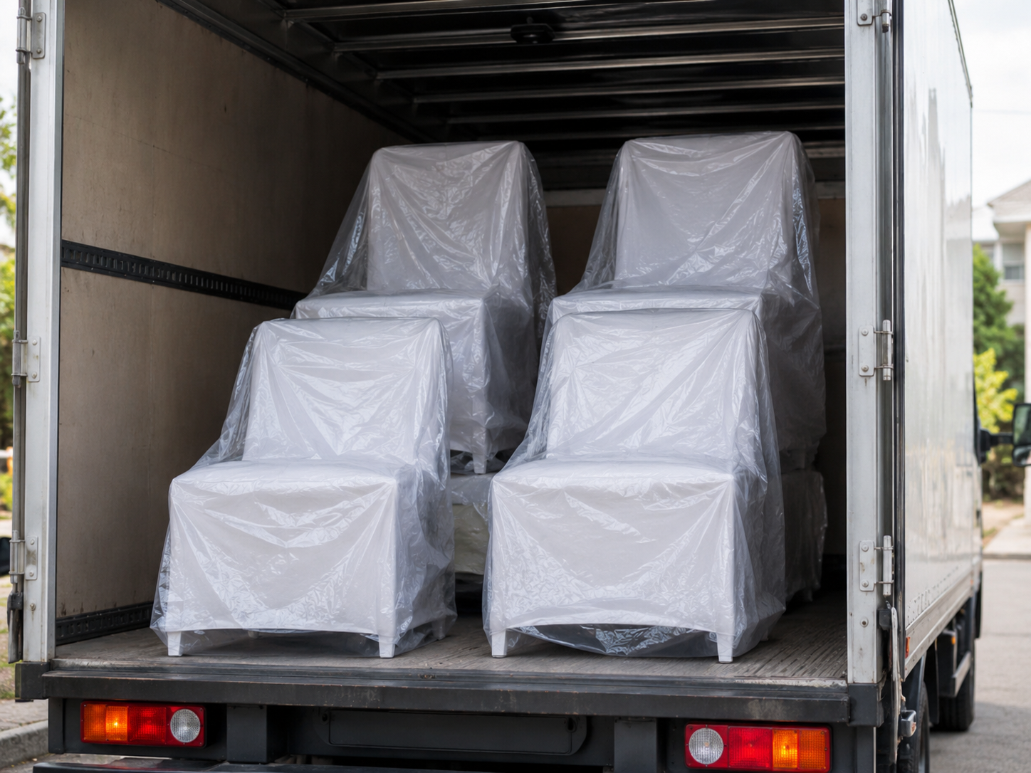 Plastic Chair Cover for Furniture Delivery
