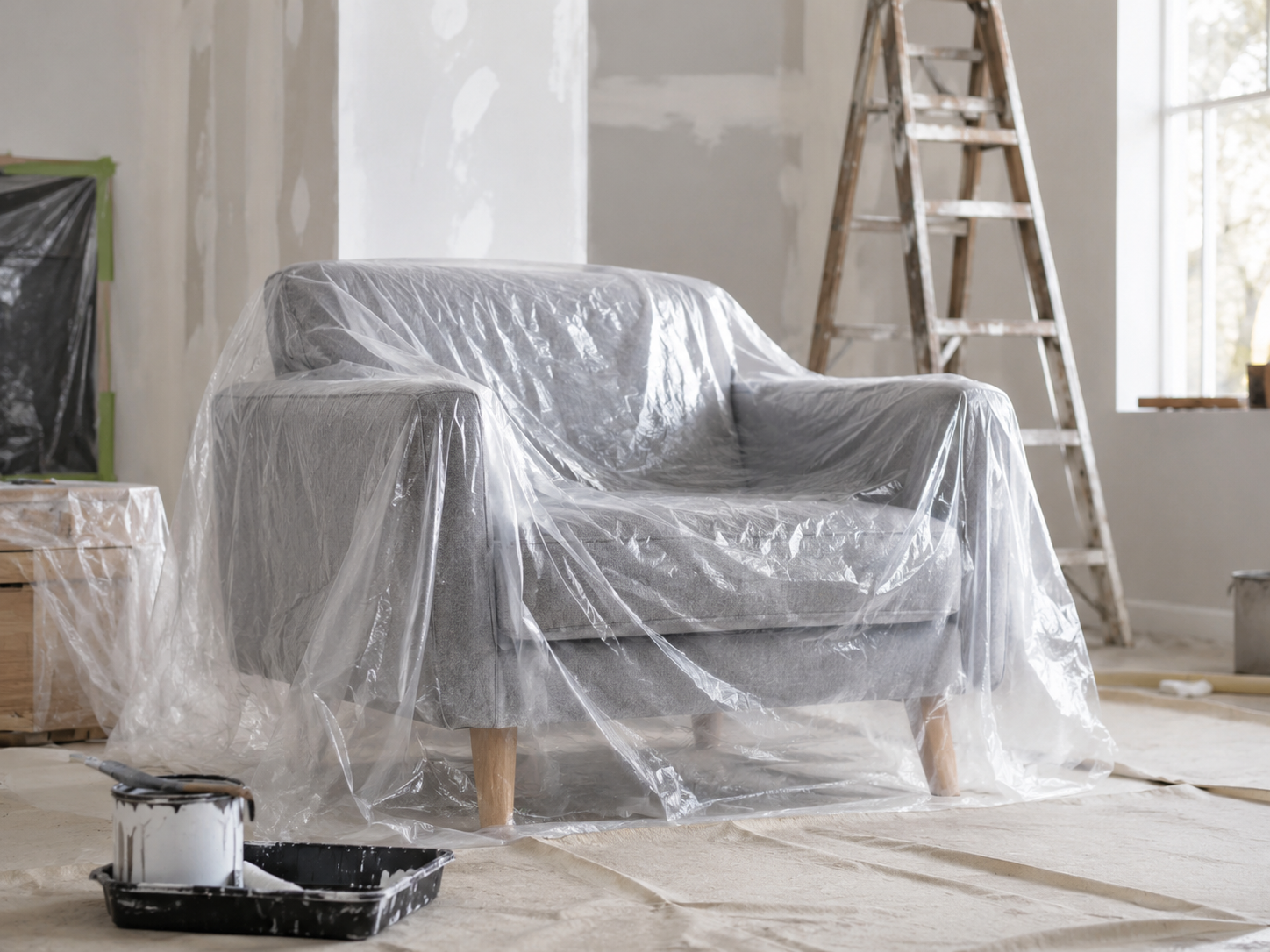 Plastic Chair Cover for Renovation Protection