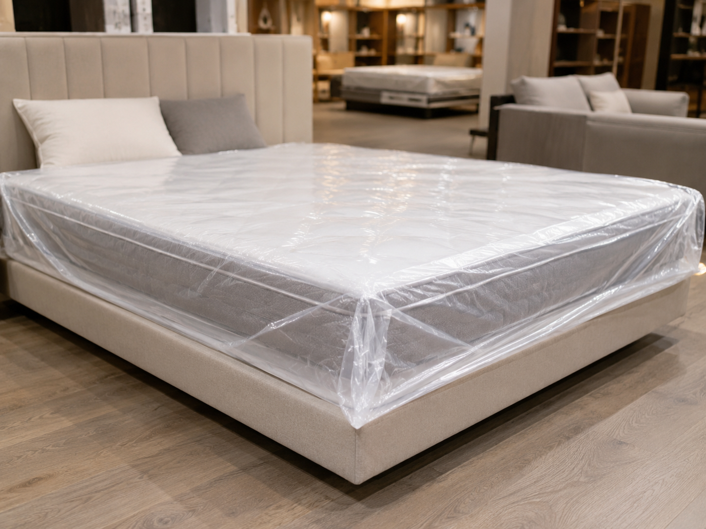 Plastic Mattress Bag for Furniture Retail Packaging