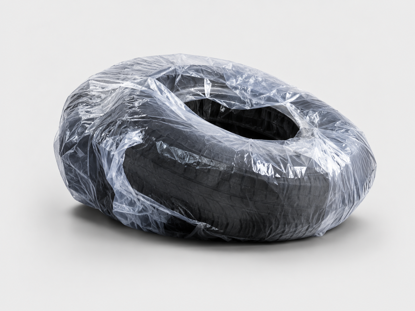 Plastic tire bags for seasonal storage