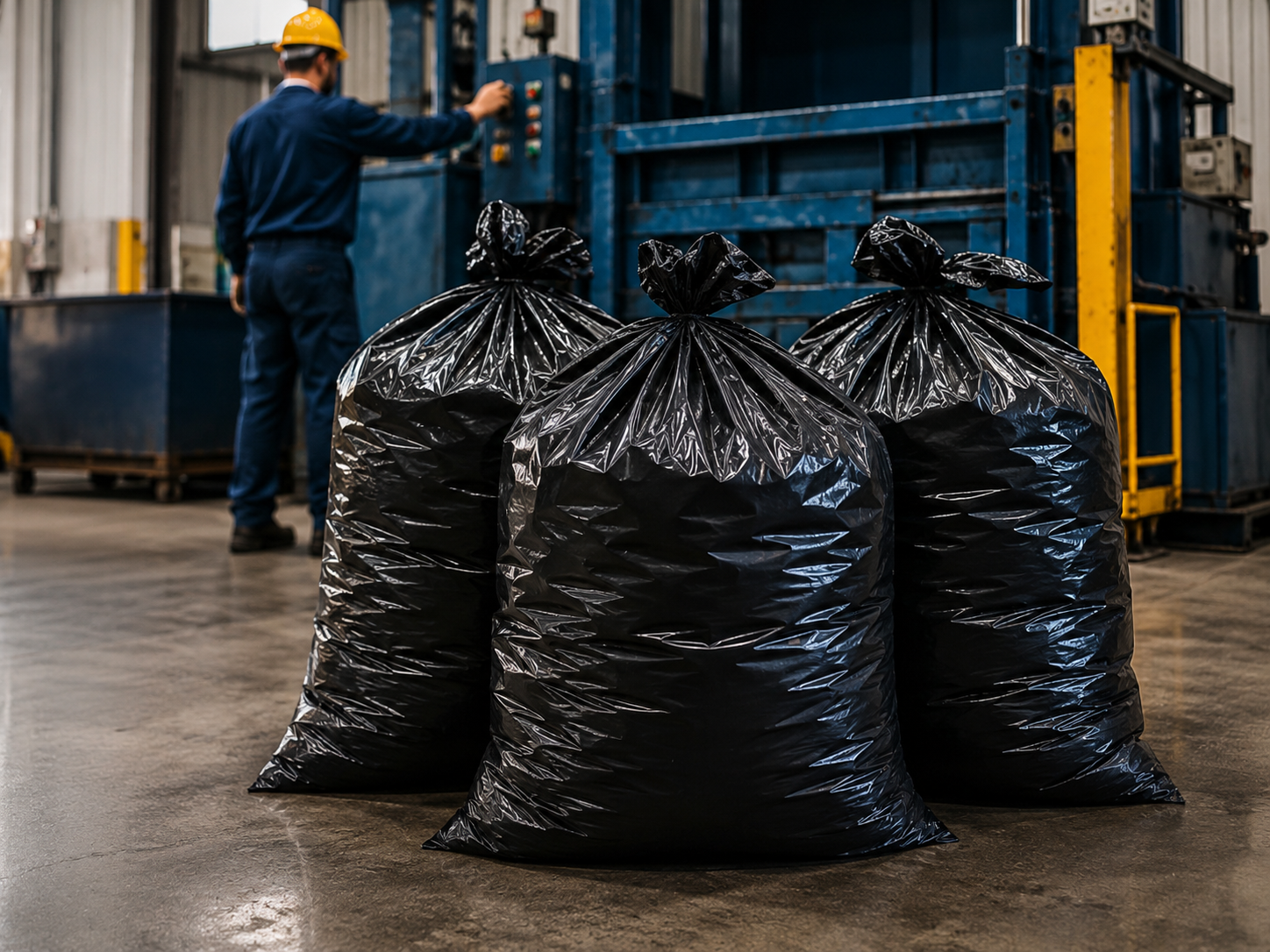 Contractor Bags for Industrial Waste