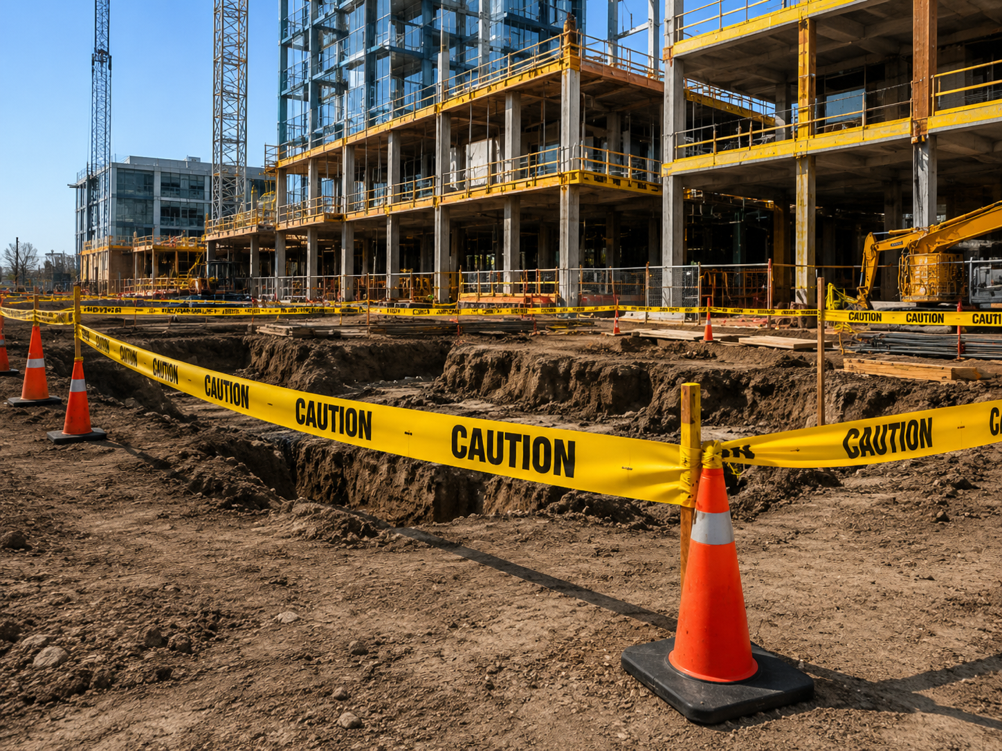 Construction Sites Warning Tape