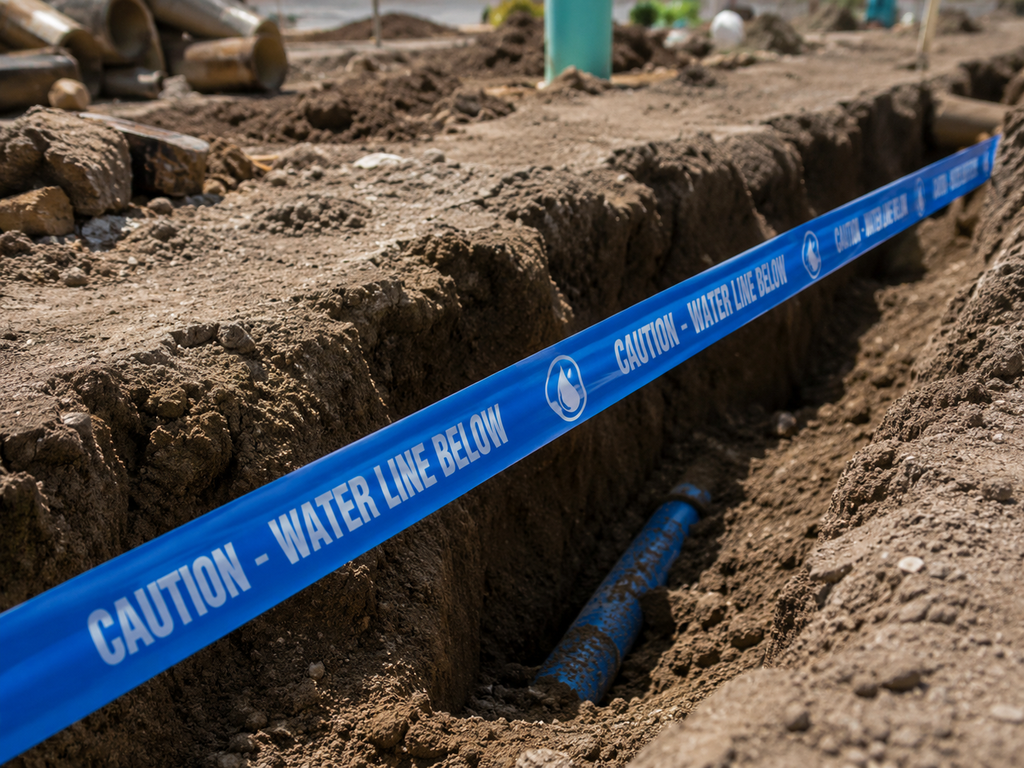 Underground Utility Marking Warning Tape