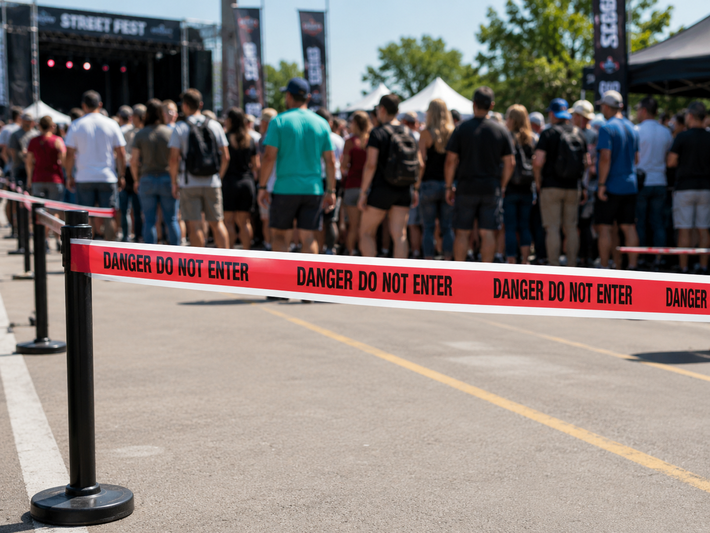 Event and Crowd Control Warning Tape