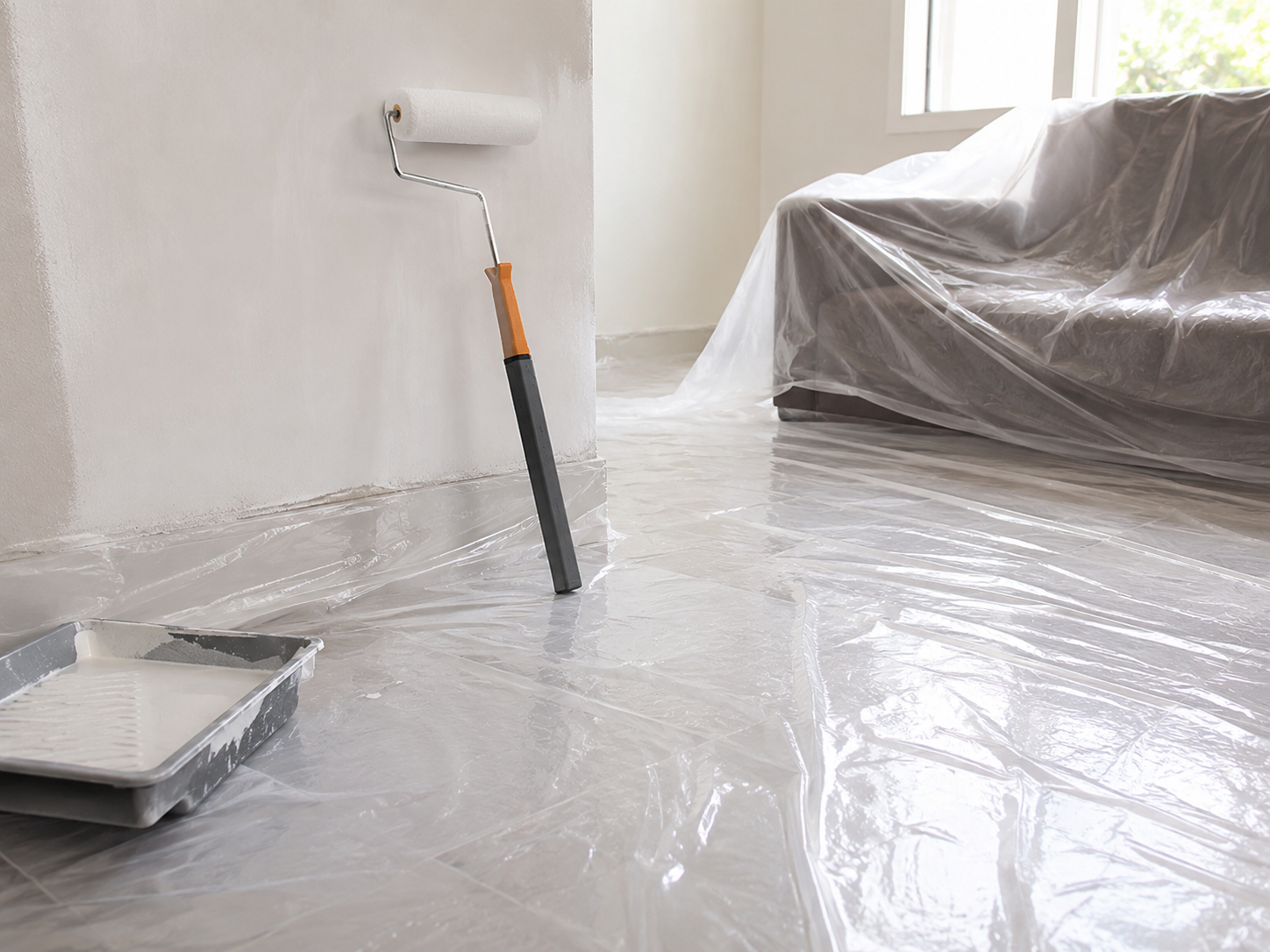 Painting Protection Plastic Dust Sheet