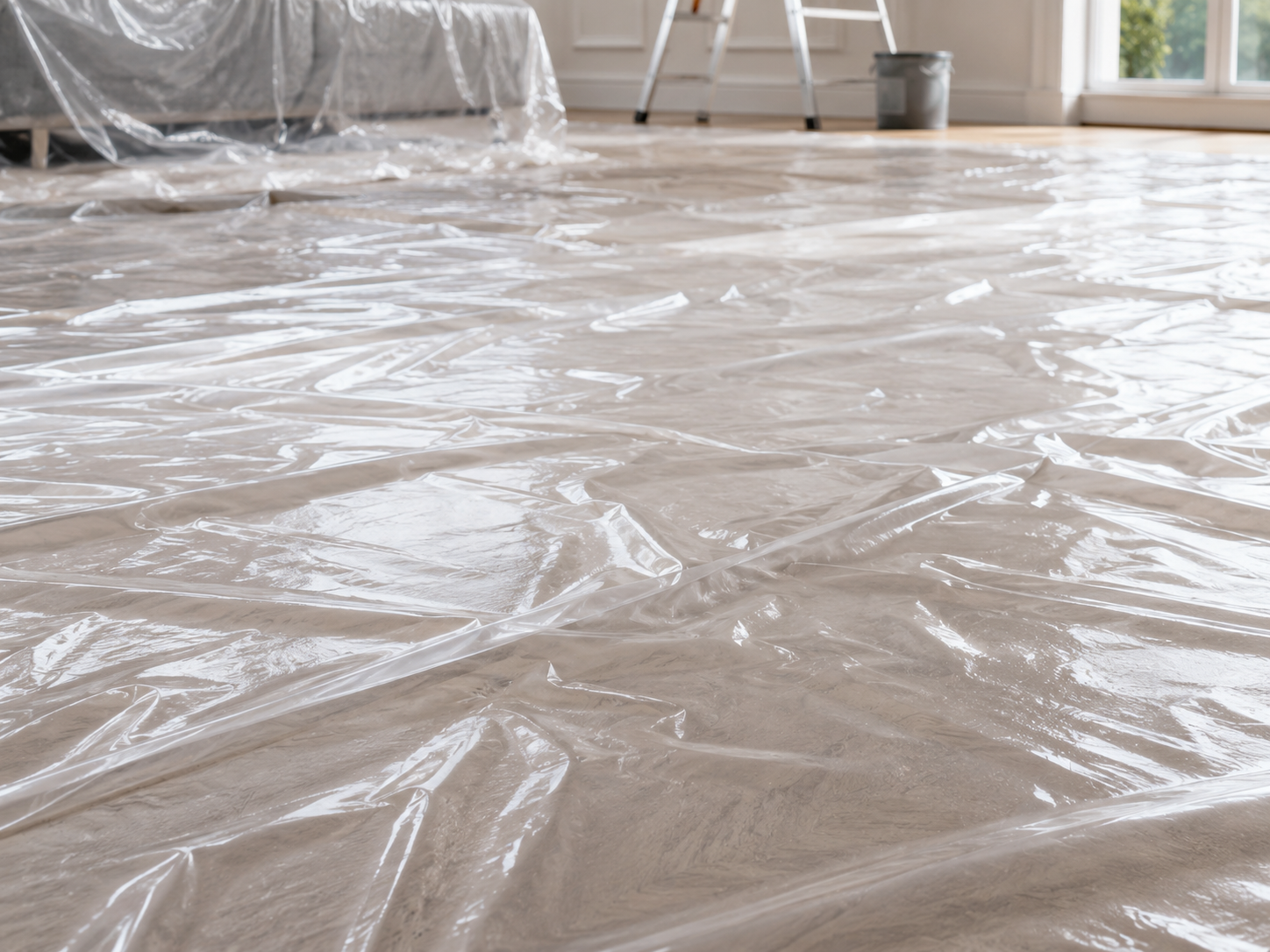 Floor and Surface Protection Plastic Dust Sheet