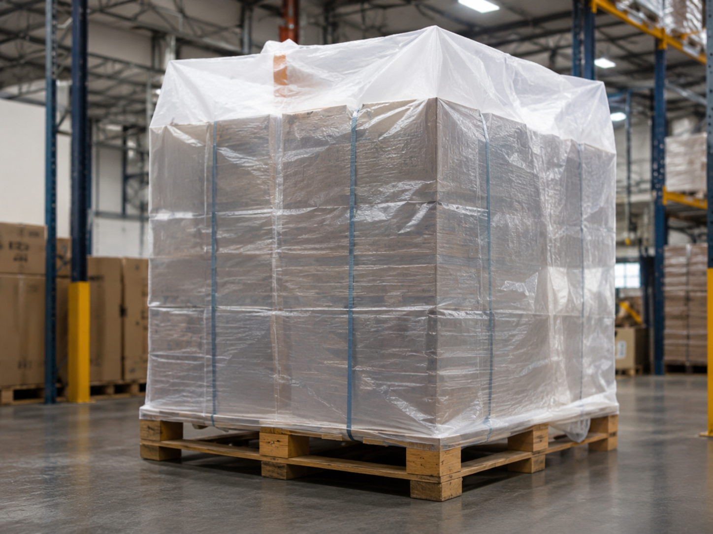 Custom Square Bottom Pallet Cover Bag
