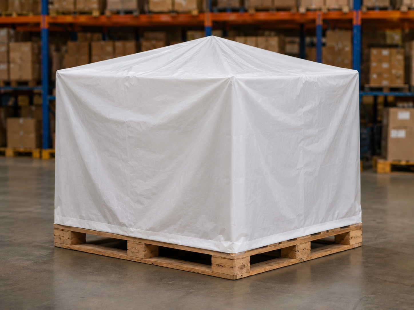 White Pallet Cover