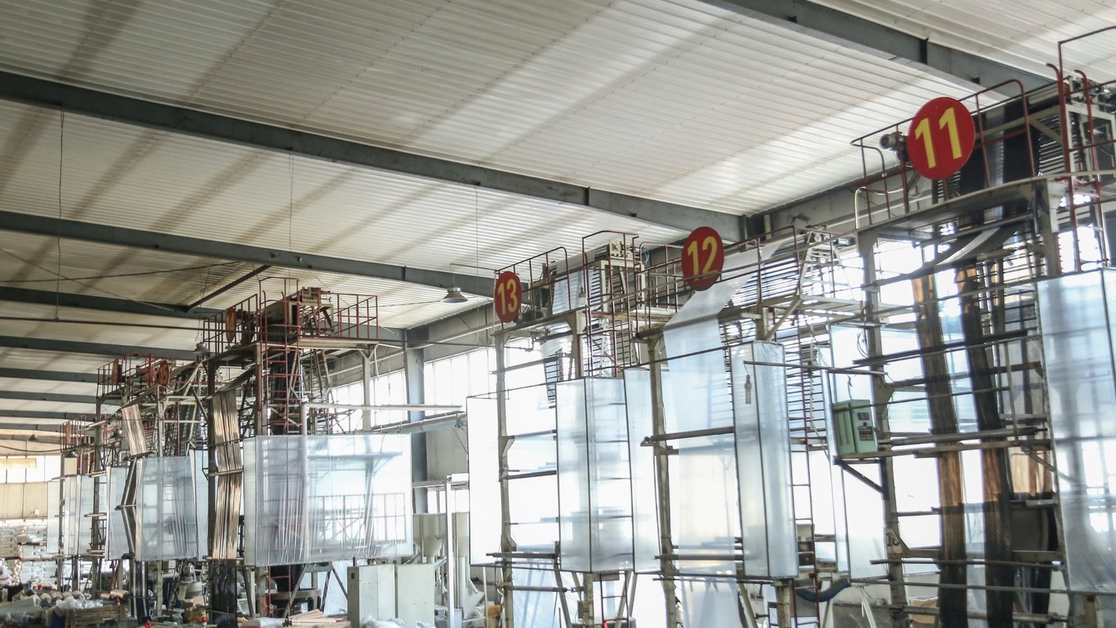 Plastic film production line in Henan Tianfeng factory
