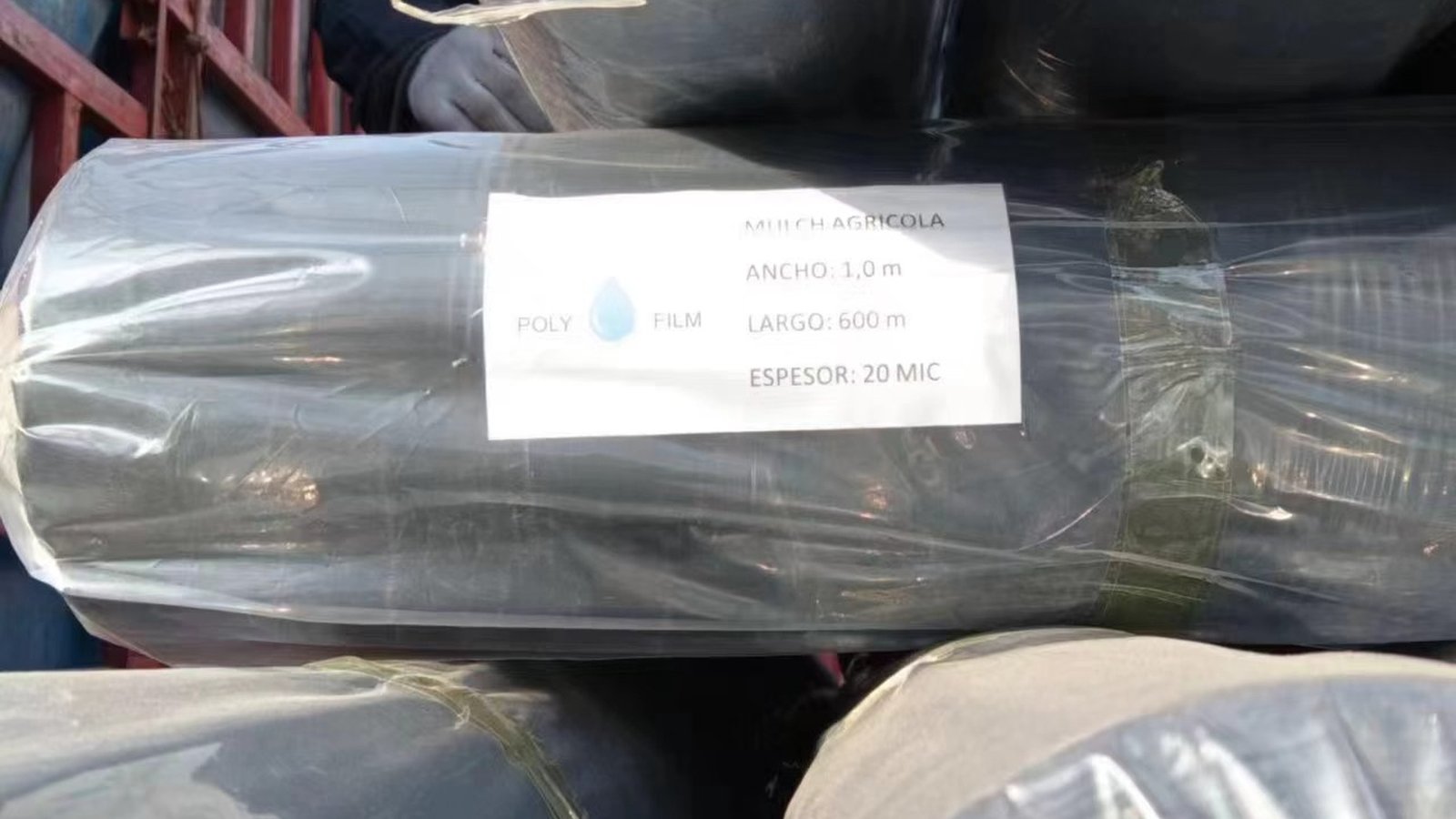 Plastic film shipment and export loading preparation